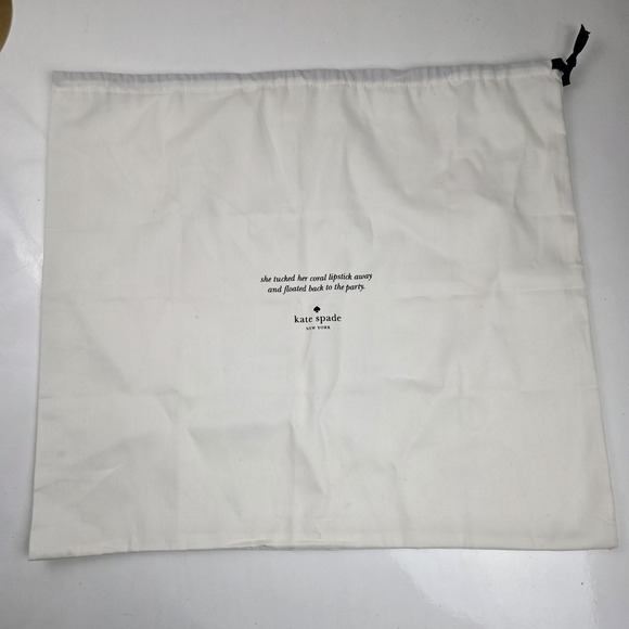 KATE SPADE New York Logo Cloth Dust Bag 19.5" x‎ 17" - Picture 1 of 6